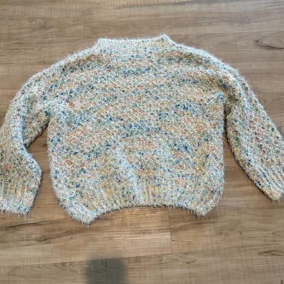 RAGA x Anthropologie Confetti Pullover Size Large Sweater Crewneck Soft Colorful - Picture 9 of 10